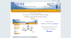 Desktop Screenshot of cleode.fr